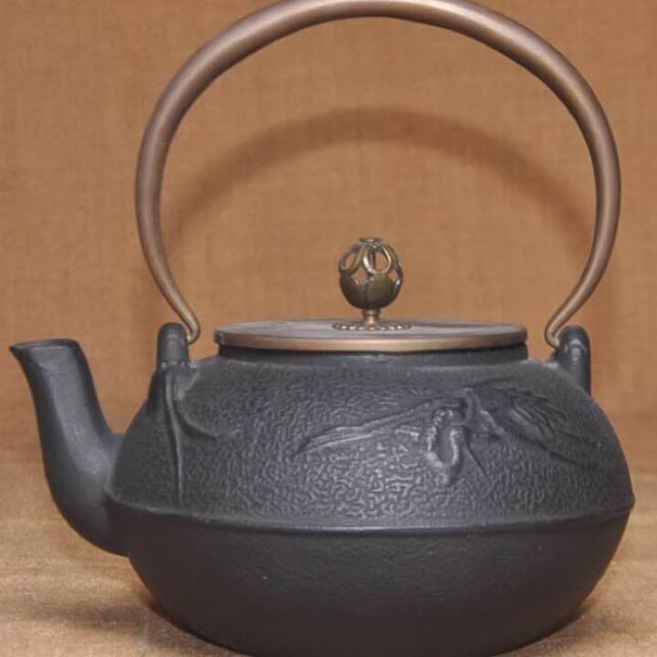 鉄器 急須 伝統工芸 手作り 鉄分補給 鉄瓶　DMT068