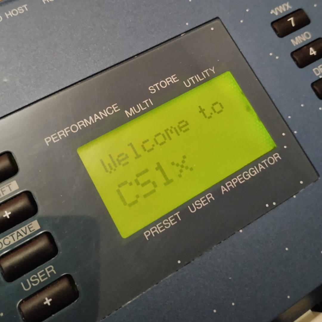 YAMAHA「 CS1X 」デジタル・シンセサイザー