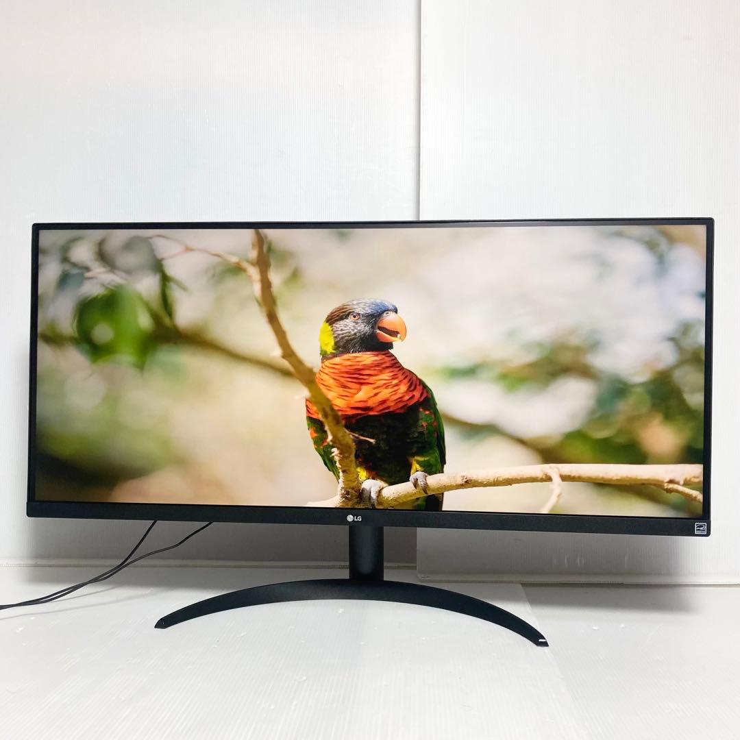 美品 LG 34型ウルトラワイド モニターディスプレイ 34WP500-B