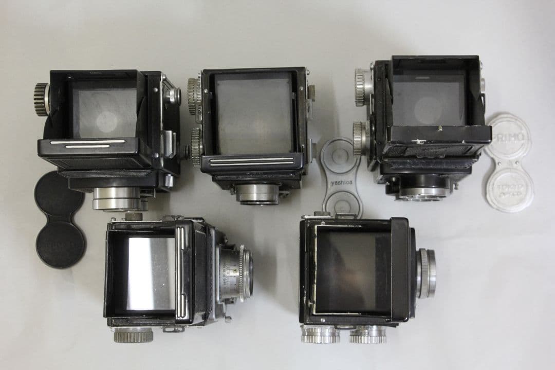 二眼レフ ５台 ジャンク品 RICOHFLEX PRIMO YASHICA 等