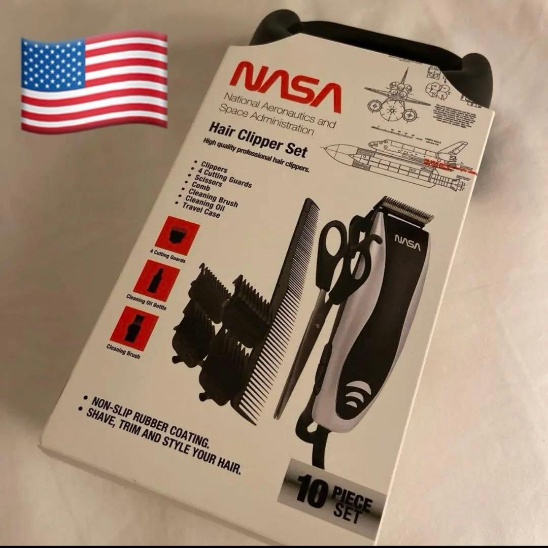 未使用　NASA 公式　宇宙飛行士用バリカン　ヘアクリッパーセット 10点セット