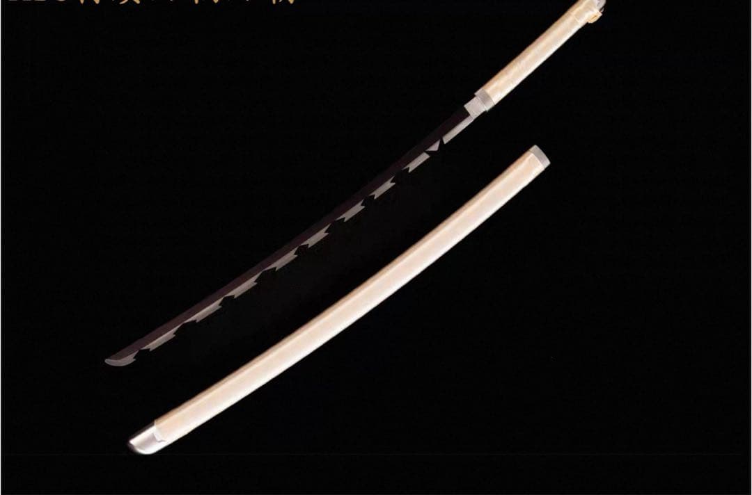 鬼滅の刃 嘴平伊之助 日輪刀2本セット　金属製 模造刀 コスプレ用 美術刀