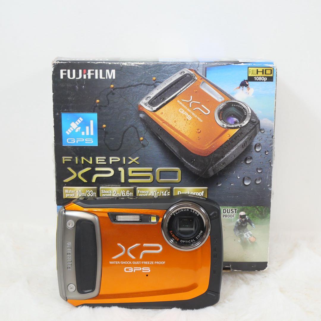 Fujifilm XP150 GPS 防水耐衝撃 デジタルカメラ