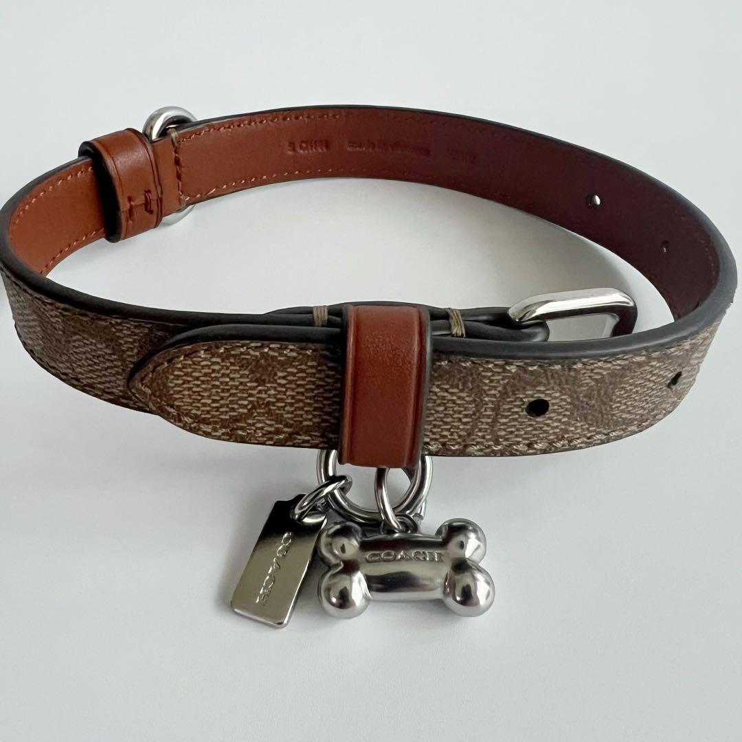 新品 未使用　COACH　コーチ　リード＆首輪セット　シグネチャー　ペット