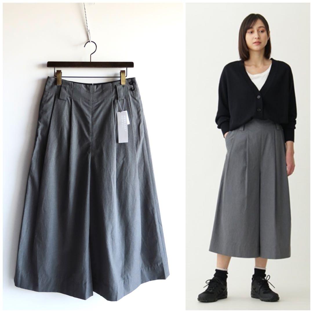 未使用 22SS マーガレットハウエル コットンワイドタックキュロット 3
