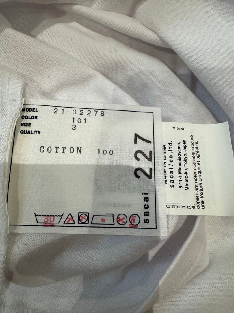 Sade sacai Tシャツ 新品　野村訓市　supreme