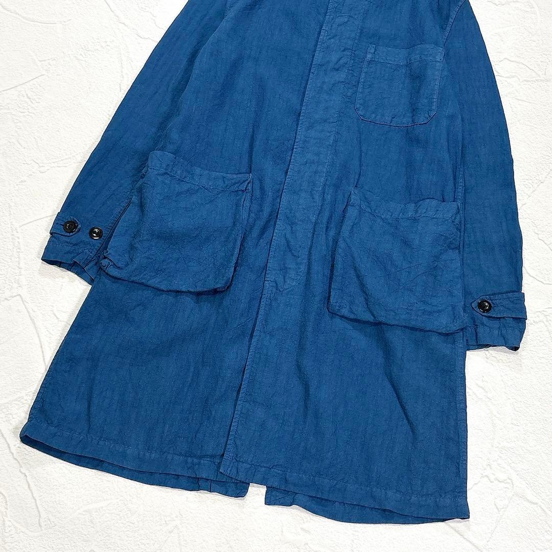 OUTIL ウティ　リネン　ロングコート　比翼ボタン　フランス製　2