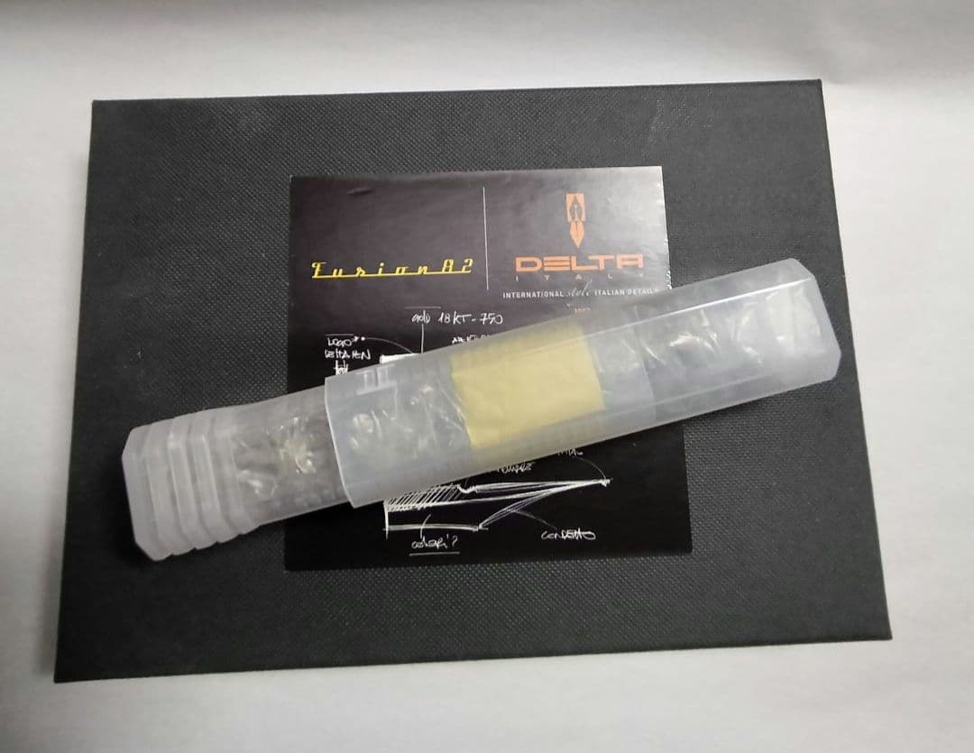 デルタ 万年筆 Fusion82 EF 限定18本 セルロイド 調整済み