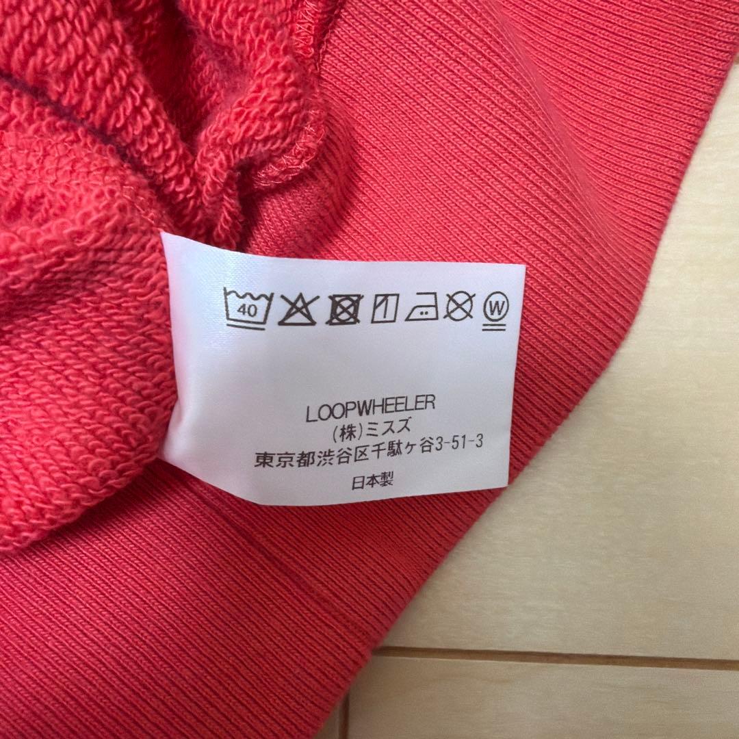 【希少 入手困難】ループウィラー　レッド　パーカー