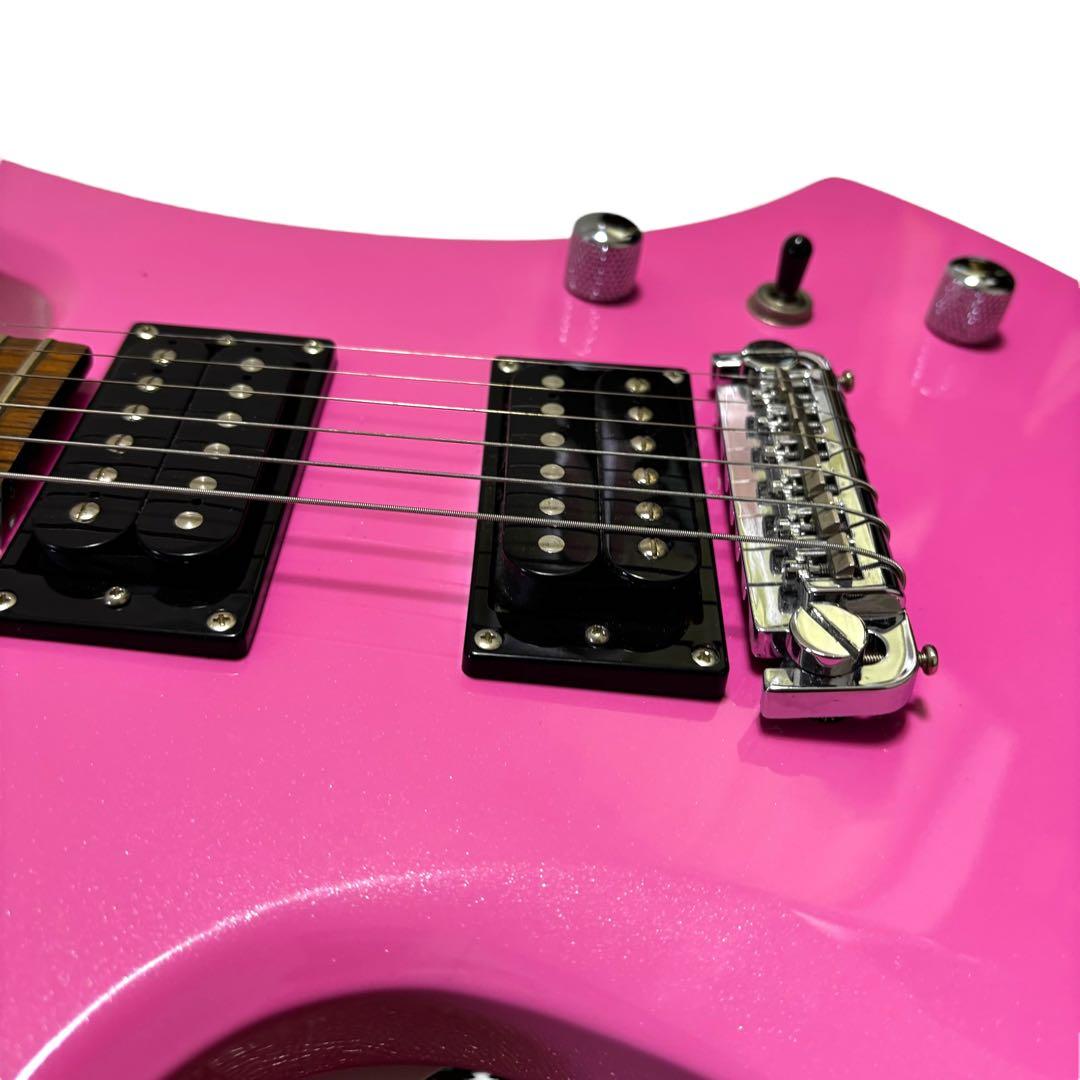 【良品】Chatting Bird エレキギター モッキンバードタイプ ピンク