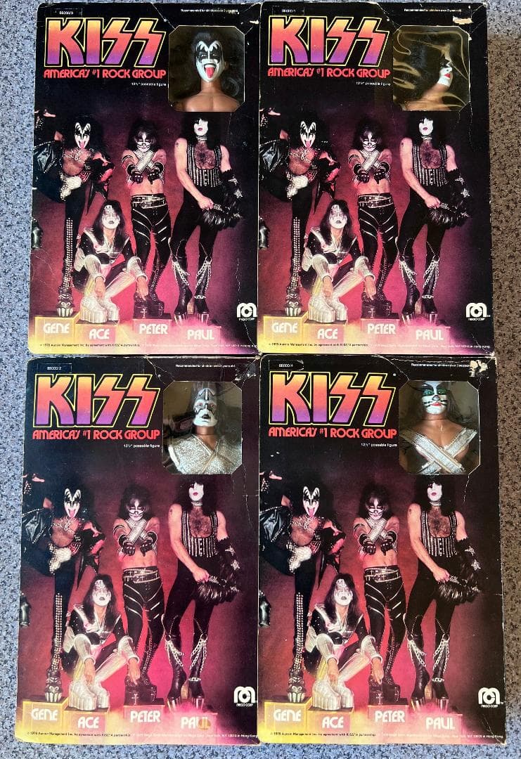 ヴィンテージ  1977 / 1978  メゴ  KISS コンプリートセット