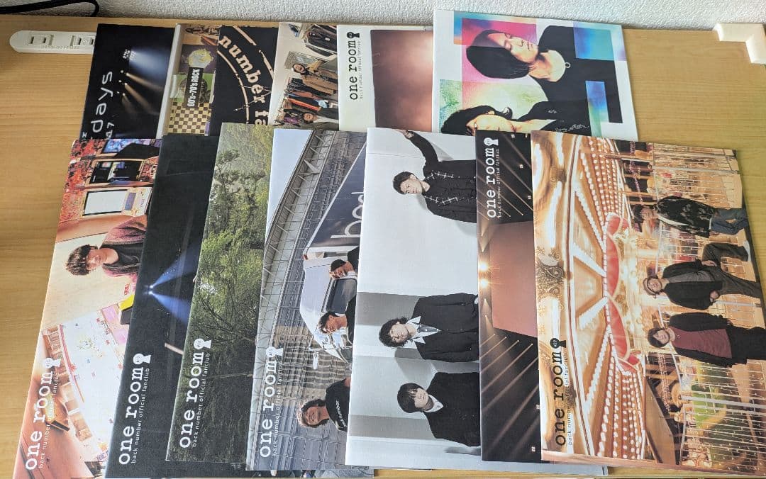 backnumber 会報 会員特典 ファイル ラババン ステッカー 銀テープ