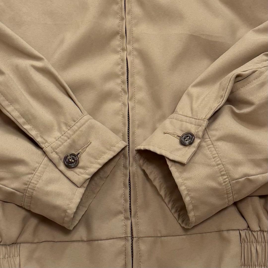 美品✨ポロ ラルフローレン スイングトップ 黒ポニー刺繍 ベージュ L