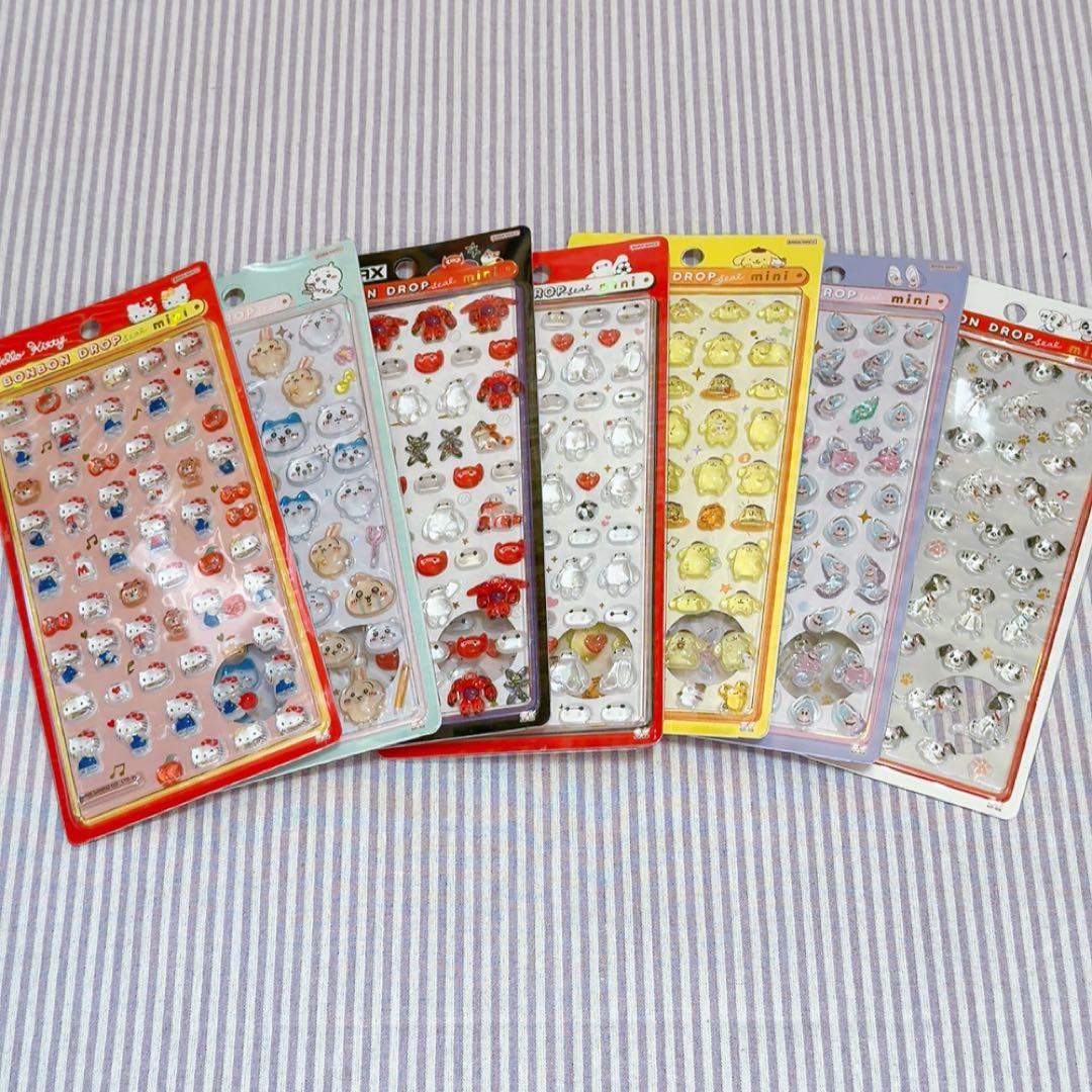 ☆正規品 ボンボンドロップシール 11点 まとめ売り サンリオ ちいかわ 他