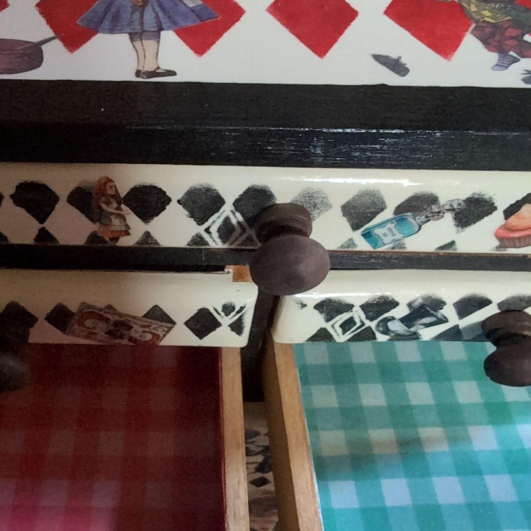 マスカットケーキ不思議の国のアリスチェスト＆ティッシュボックス