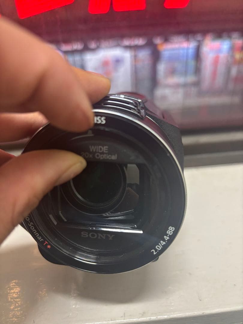 Sony 4K fdr-AX55ビデオカメラ 30倍ズーム