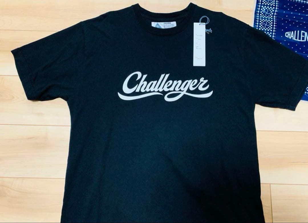 Challenger Script Tシャツ　ブラック　黒　L