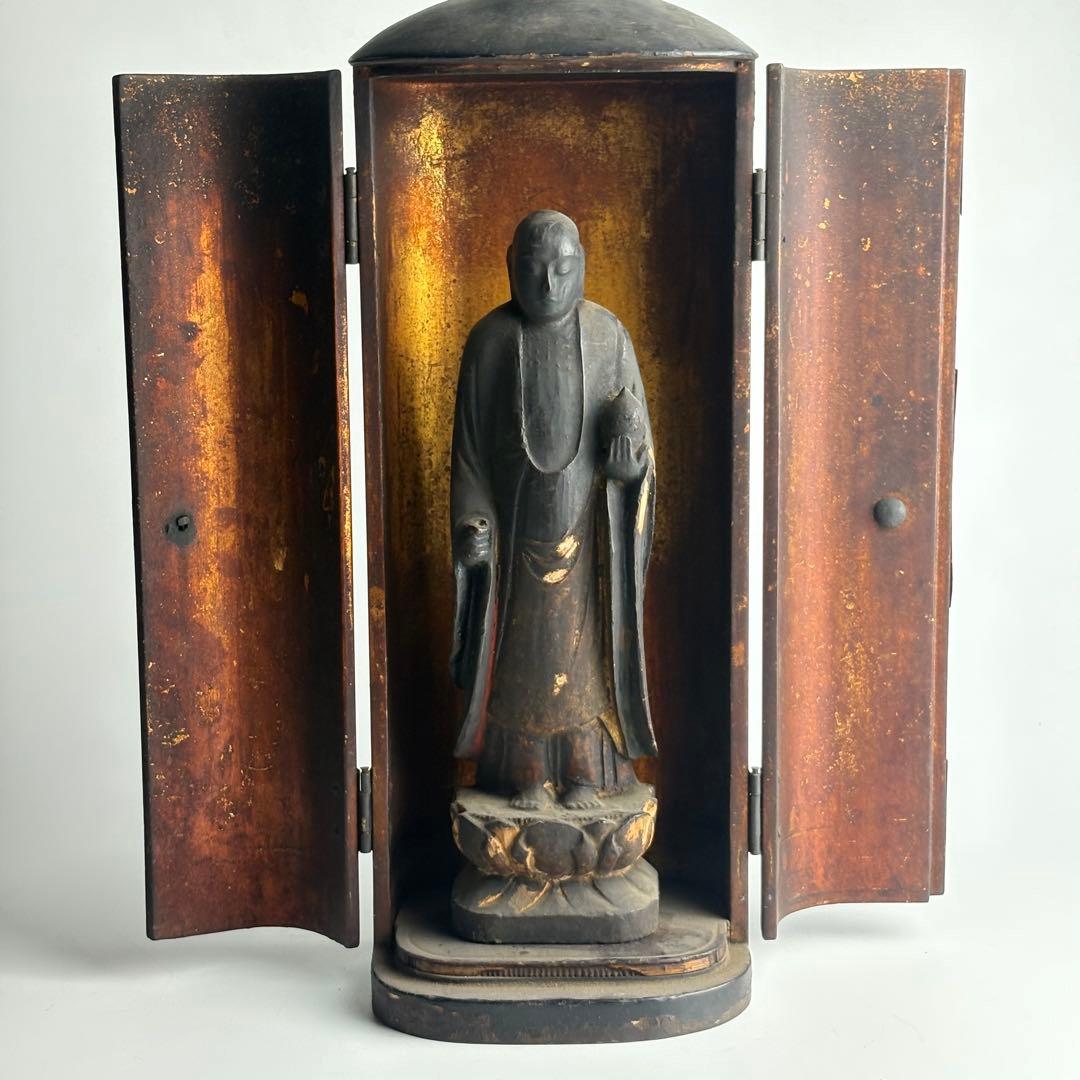 仏教美術 時代 木彫 地蔵 菩薩 彫刻