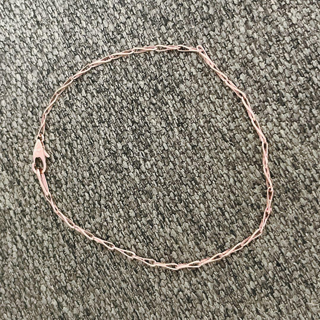 【新古品】ギリオン 24-7 アンクレット K18 ピンクゴールド ジュエリー