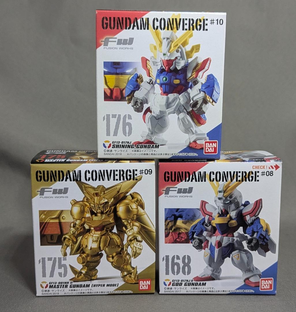 機動戦士ガンダム G系 3種セット ガンダム コンバージ [匿名発送]