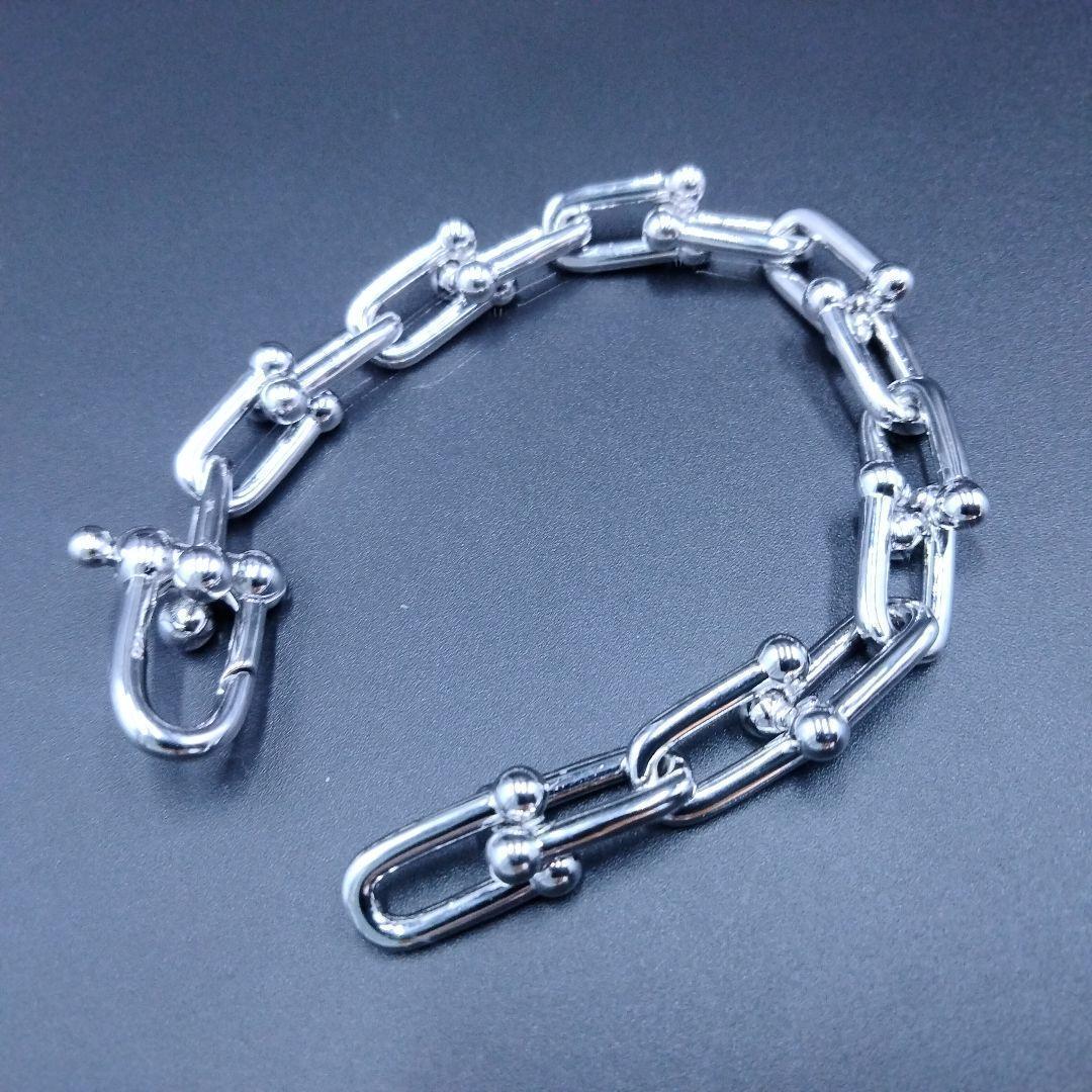 ハードウェア メンズ プラチナ ブレスレット シルバレディース 銀