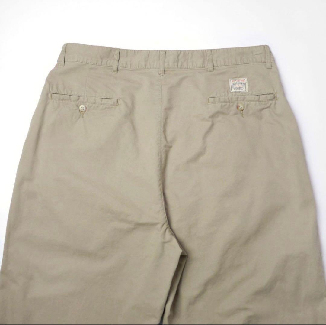 80s90s初期タグ ビンテージ ラルフローレン ポロチノ 2タックパンツW34