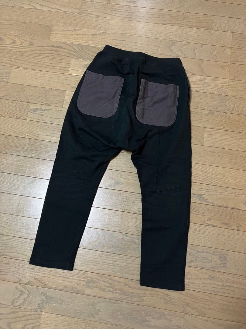 【ケイクールXS】18AW ジュンヤマン サルエルスウェットパンツ 黒