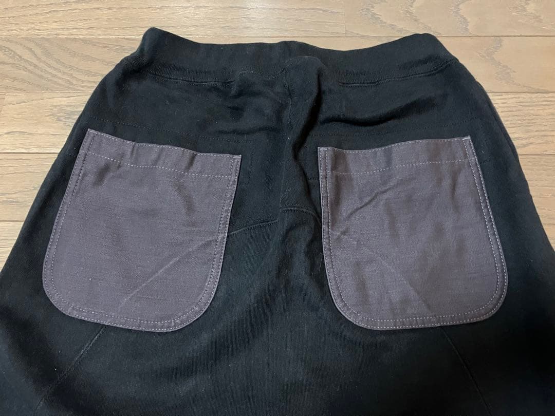 【ケイクールXS】18AW ジュンヤマン サルエルスウェットパンツ 黒