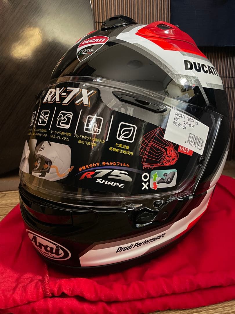 ドゥカティ　コルセV5 RX-7X フルフェイスヘルメット