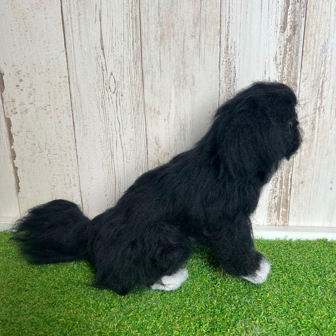 ★memeco★羊毛フェルト【ペキニーズ】犬　メモリアル　マック