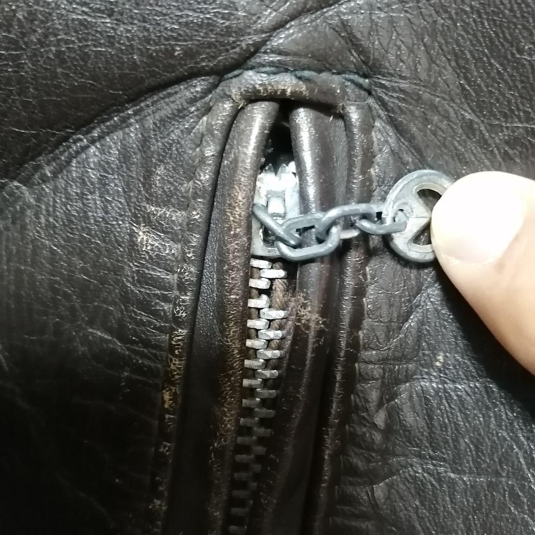 70s SCHOTTショット　シングルライダース　ボアライナー　TALONZIP