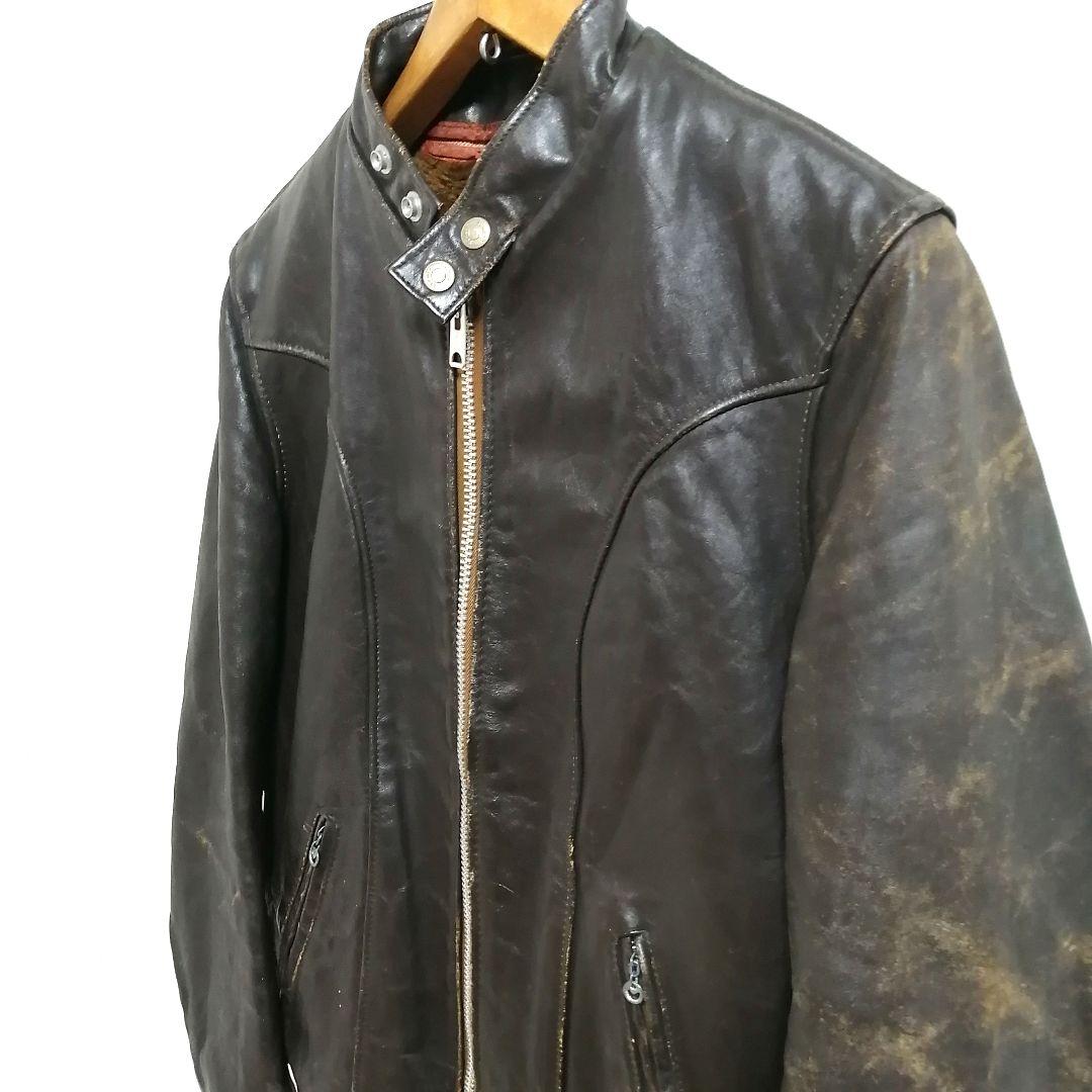 70s SCHOTTショット　シングルライダース　ボアライナー　TALONZIP