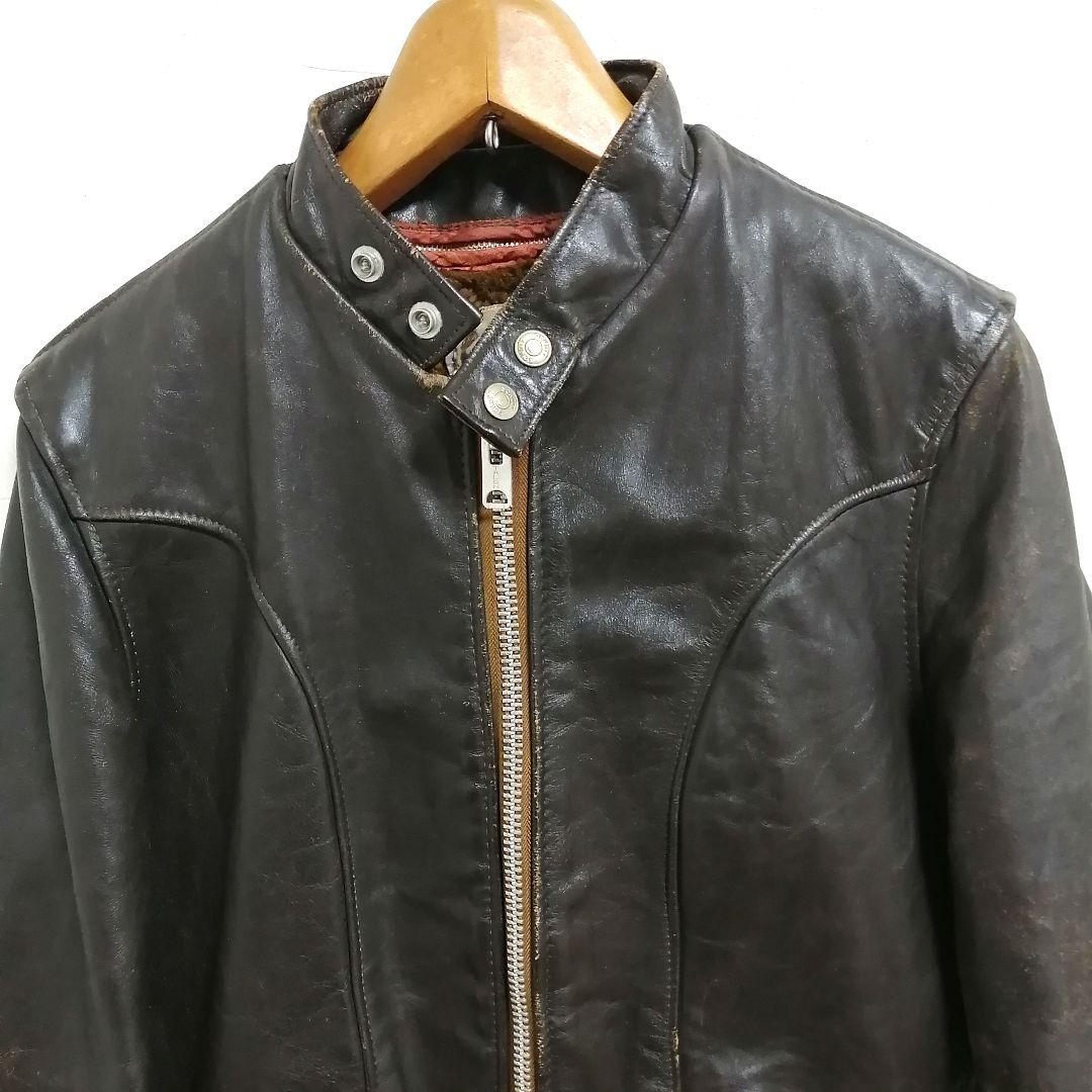 70s SCHOTTショット　シングルライダース　ボアライナー　TALONZIP