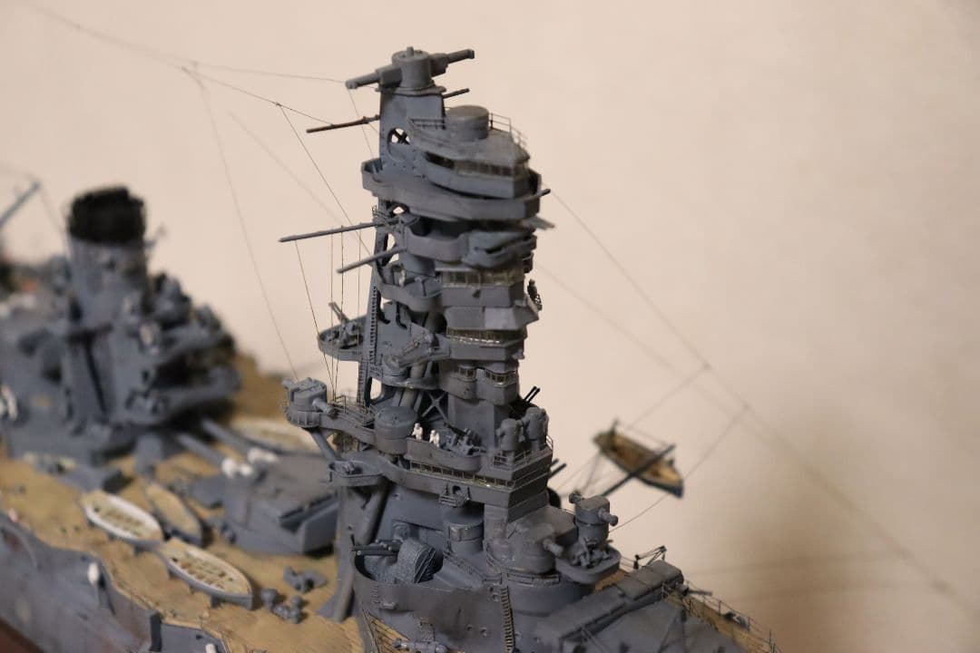 【艦船模型】1/350 戦艦 『 山城 』 完成品 【ジオラマ風】