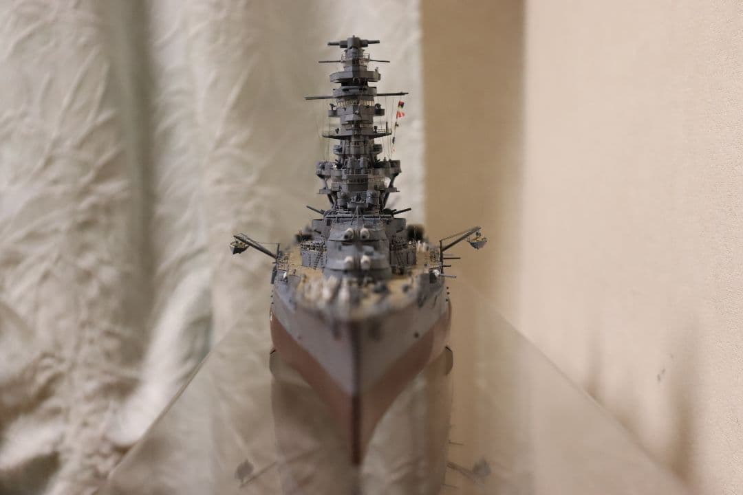 【艦船模型】1/350 戦艦 『 山城 』 完成品 【ジオラマ風】