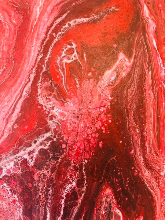 アートパネル　抽象画　フルイドアート　ポーリングアート