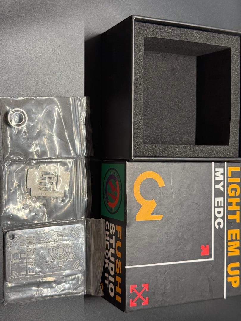 「正規品」9hand 音叉ハンドスピナー　フィジェットトイ　EDC SS製絶版