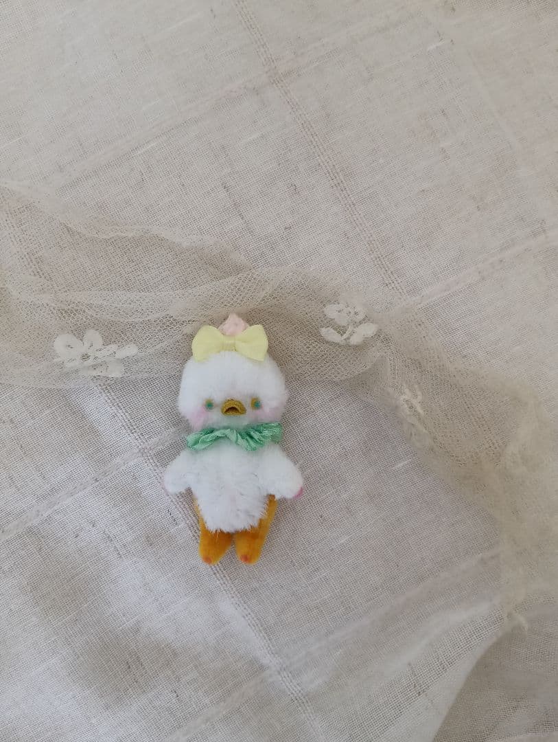 人気作家様　ヒヨコひよこあひる　ハンドメイドテディベア　ミニチュア　ぬいぐるみ