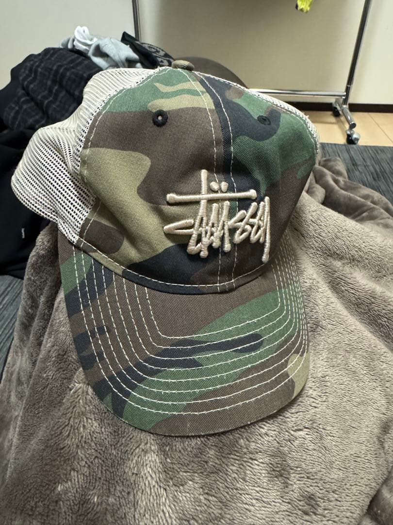 stussy 迷彩キャップ
