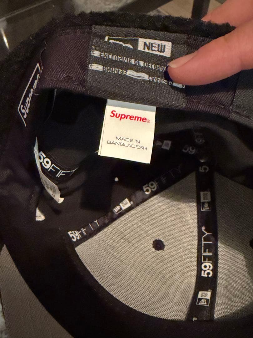 Supreme レザーフライトキャップ supreme