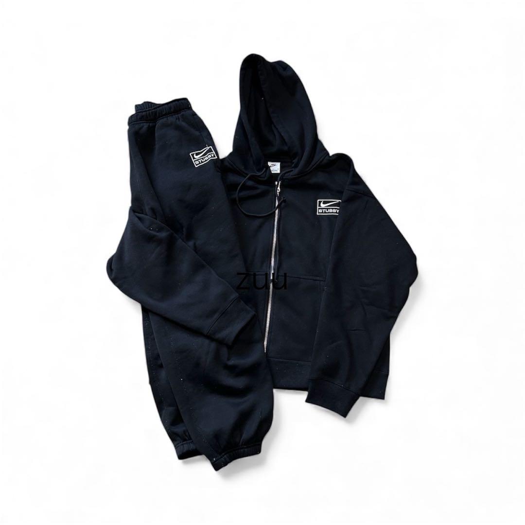 【試着品】STUSSY×NIKE コラボ ジップパーカー セットアップ
