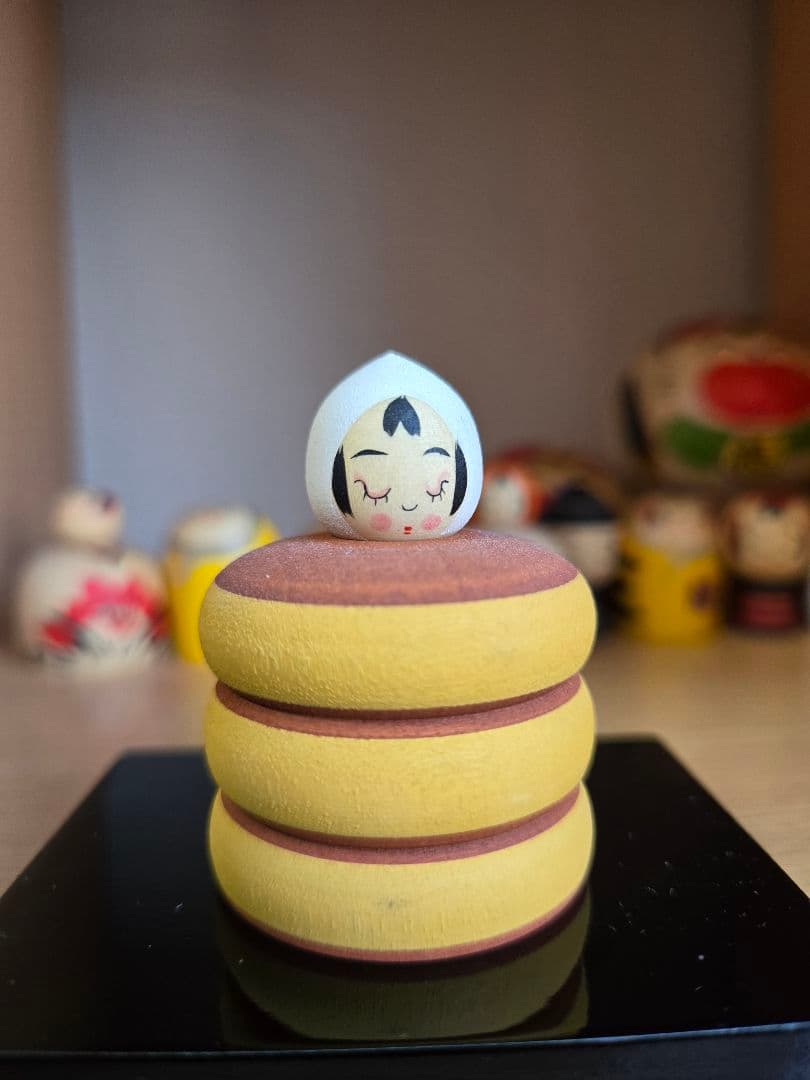 こけし　パンケーキちゃん　 鈴木明　玩愚庵