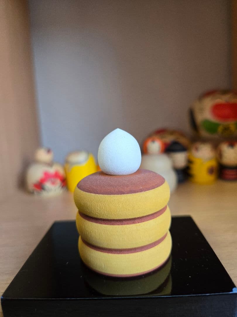 こけし　パンケーキちゃん　 鈴木明　玩愚庵