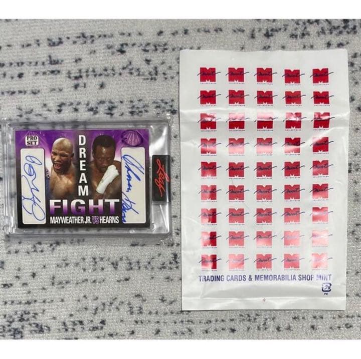世界4枚！フロイド•メイウェザーJr. トーマス•ハーンズ W直筆サイン トレカ