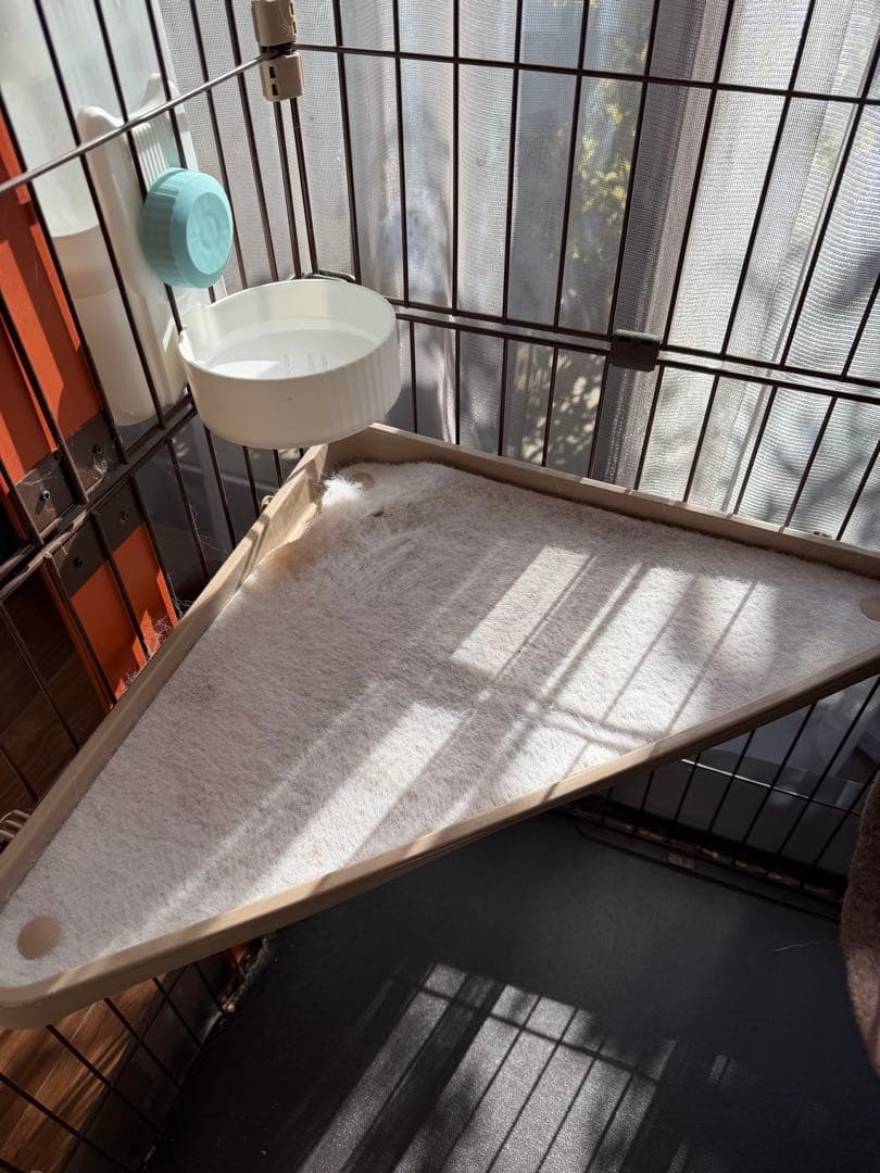 大型キャットケージ ボンビアルコン (Bonbi) ウッドワンサークル2段タイプ