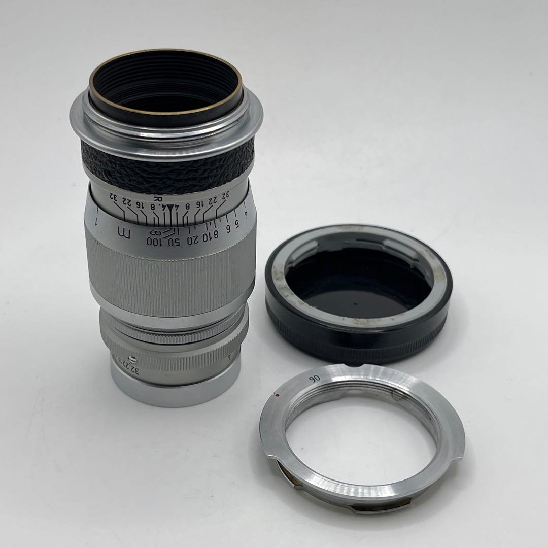 Elmar 9cm f4 エルマー 90mm Leica ライカ LMリング付