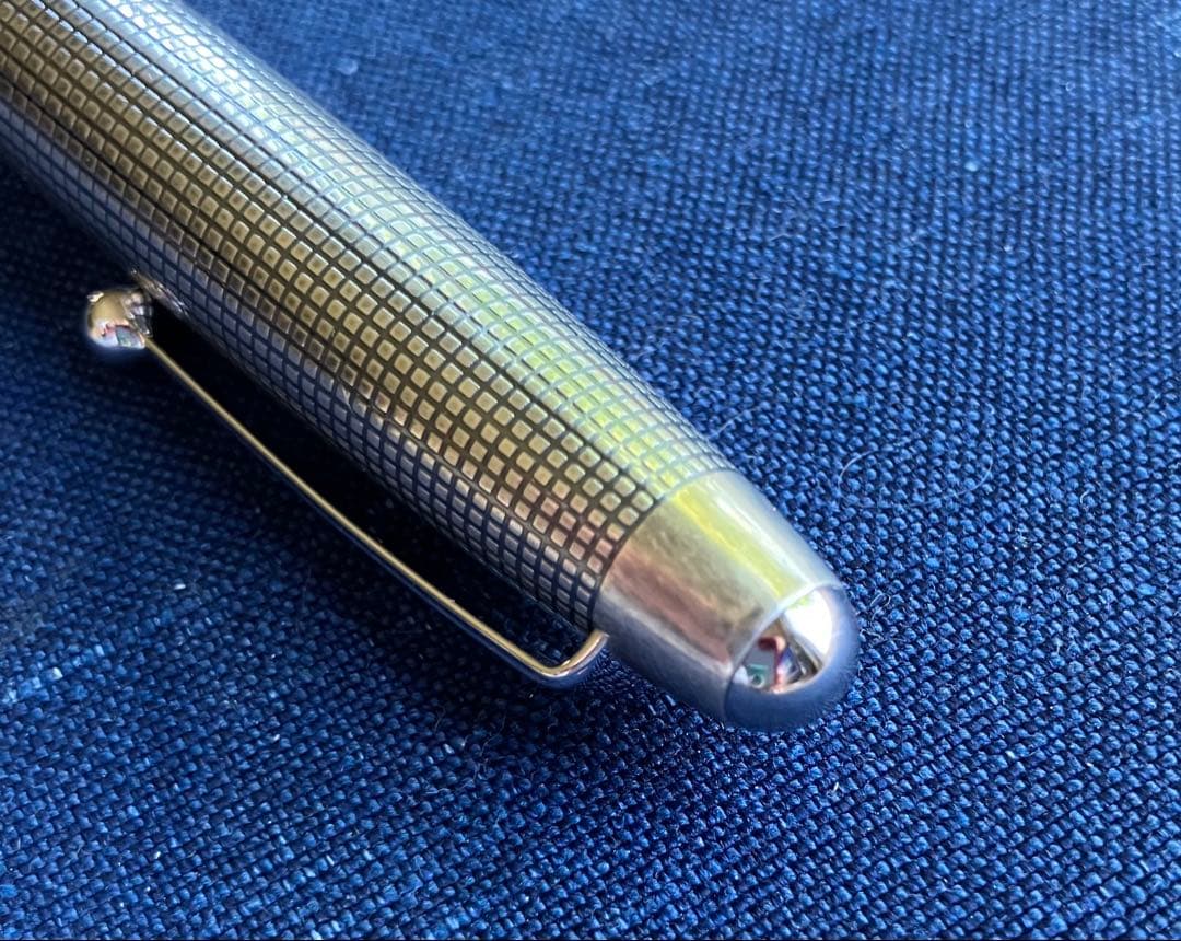 PILOTパイロット万年筆 シルバーン 格子＜ぺン先：F＞