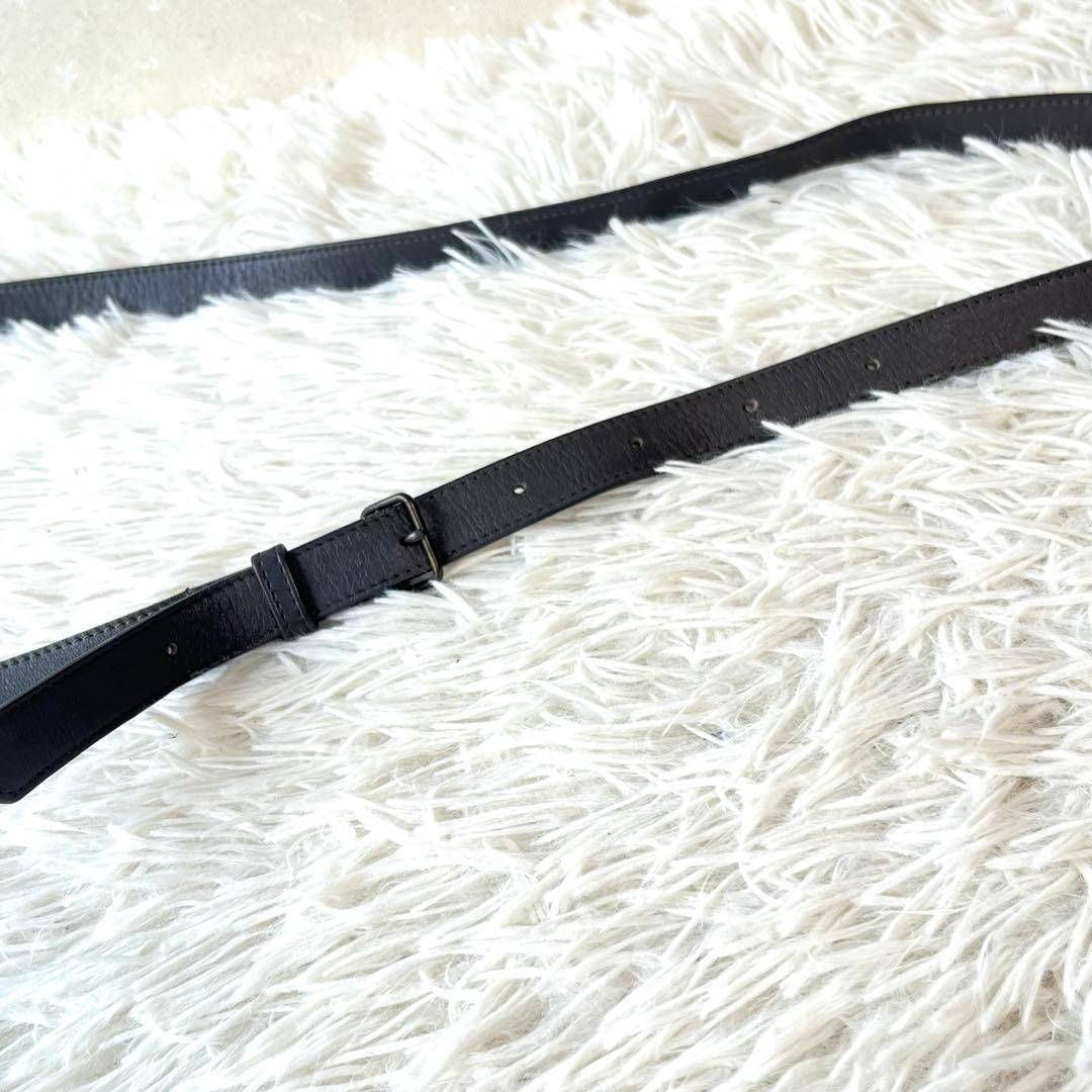 JURGEN LEHL ヨーガンレール レザー ショルダーバッグ　ダークグレー