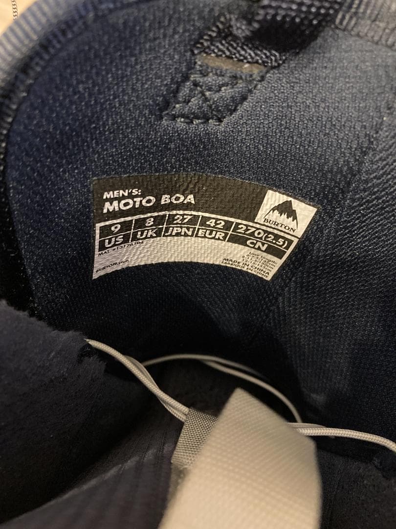 バートン MOTO BOA 27cm メンズ IMPRINT 1+ ブーツ