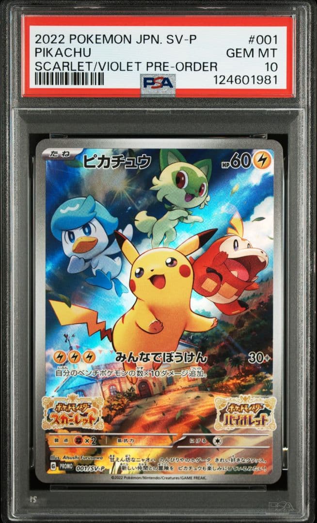 ポケモンカード　ピカチュウスカバイ　プロモ　psa10